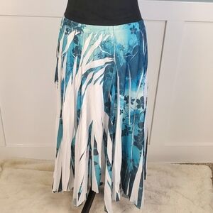 Studio Y Handkerchief Skirt M Aqua Teal